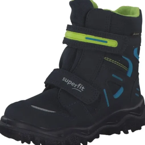 Kinder Superfit Stiefel<HUSKY 09080, Winterstiefel, Kinder, 22 BLAU/GRÜN