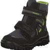 Kinder Superfit Stiefel<HUSKY 09080, Winterstiefel, Kinder, 22 schwarz/grün
