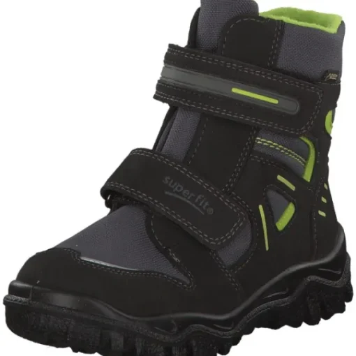 Kinder Superfit Stiefel<HUSKY 09080, Winterstiefel, Kinder, 22 schwarz/grün