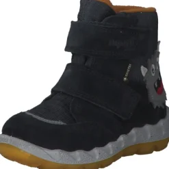 Kinder Superfit Stiefel<ICEBIRD 06012, Stiefel (Kinder), Kinder, GRAU/GELB