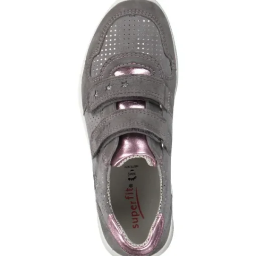 Kinder Superfit Sneakers<MERIDA 00187, Sneakers Low, Kinder, Grau (Smoke Kombi)