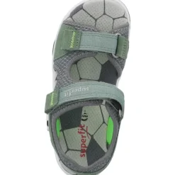 Kinder Superfit Sandaletten<MIKE 3.0 09466, Sandaletten, Kinder, HELLGRÜN/HELLGRAU