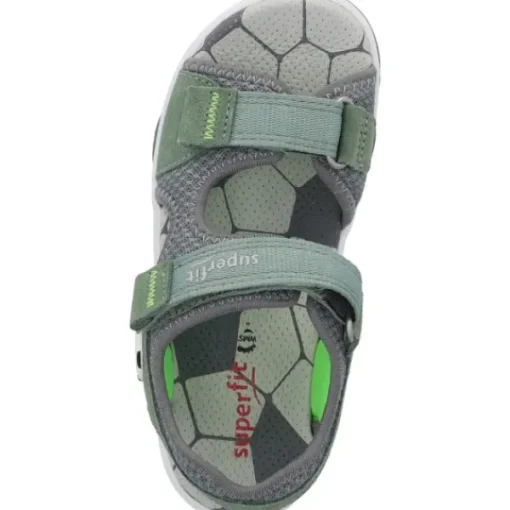 Kinder Superfit Sandaletten<MIKE 3.0 09466, Sandaletten, Kinder, HELLGRÜN/HELLGRAU