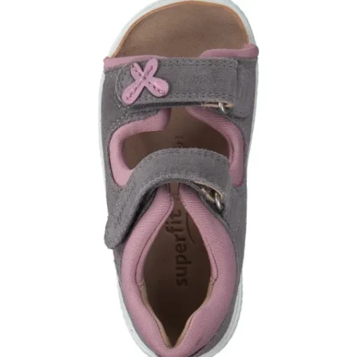 Kinder Superfit Sandaletten<POLLY 00093, Sandaletten, Kinder, Grau/Rosa