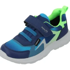 Kinder Superfit Slipper<RUSH 00209 M, Slipper (Kinder), Kinder, BLAU/HELLGRÜN
