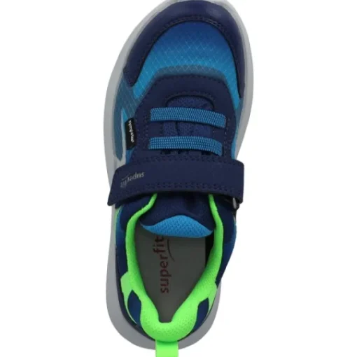 Kinder Superfit Slipper<RUSH 00209 M, Slipper (Kinder), Kinder, BLAU/HELLGRÜN
