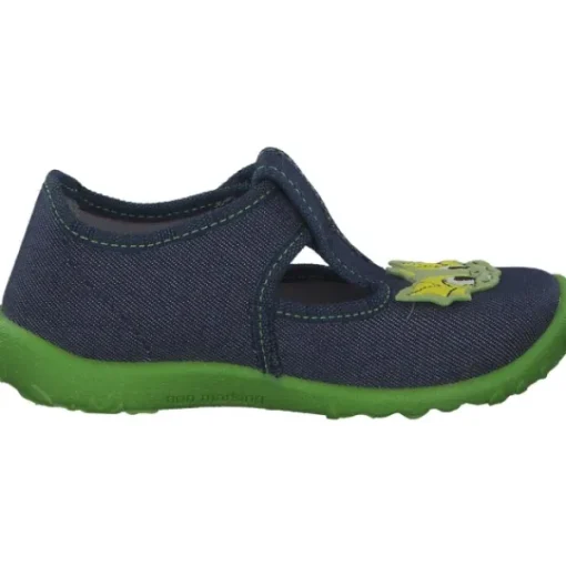 Kinder Superfit Hausschuhe<SPOTTY 09256, Hausschuhe, Kinder, BLAU/GRÜN
