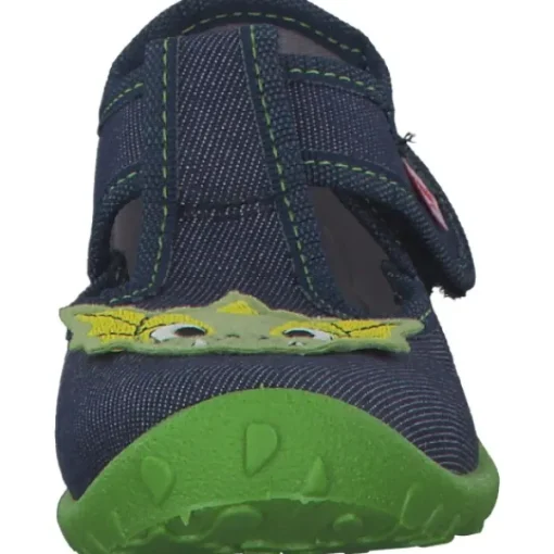 Kinder Superfit Hausschuhe<SPOTTY 09256, Hausschuhe, Kinder, BLAU/GRÜN