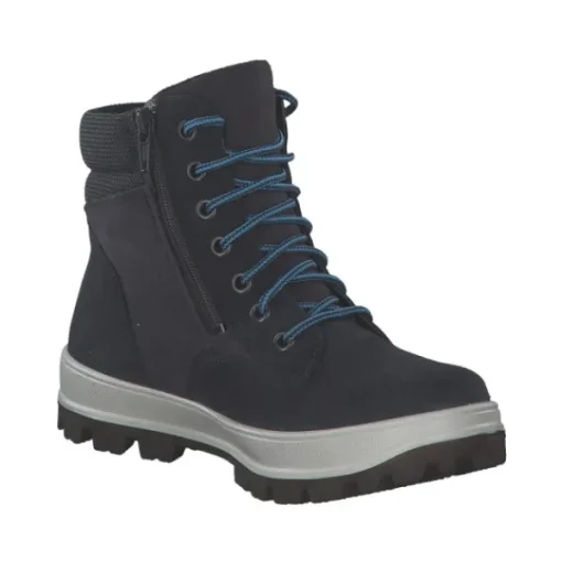 Kinder Superfit Stiefel<TEDD 800476, Stiefel, Kinder, GRAU/TÜRKIS
