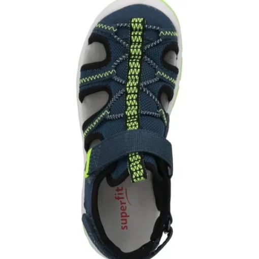 Kinder Superfit Sandaletten<TORNADO 09030, Sandaletten, Kinder, BLAU/GELB