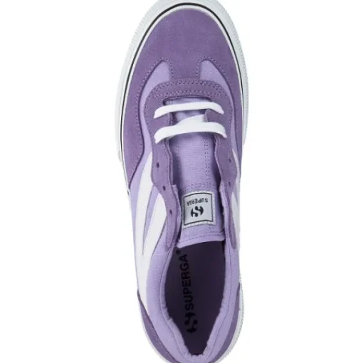 Damen Superga Klassische- & Business Schuhe<3041 Revolly Colorblock S1151MW, Schnürschuhe, Damen, violet lilla white