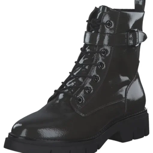 Damen Tamaris Stiefel<1-25289-41/724 , Stiefeletten, Damen, OLIVE PATENT
