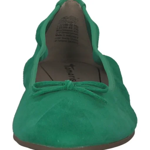 Damen Tamaris Ballerinas<22166, Ballerinas, Damen, Grün