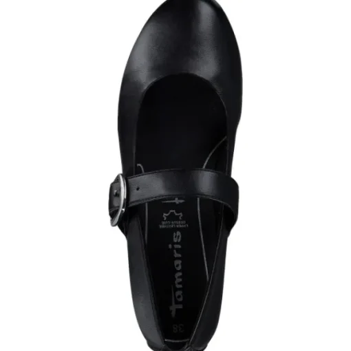 Damen Tamaris Ballerinas<22147, Ballerinas, Damen, BLACK