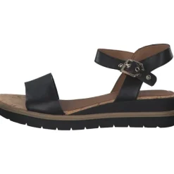 Damen Tamaris Sandalen<28222, Klassische Sandalen, Damen, Schwarz (Black)