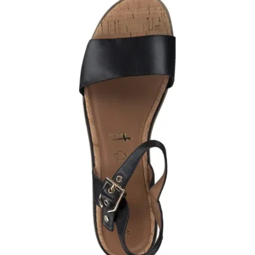 Damen Tamaris Sandalen<28222, Klassische Sandalen, Damen, Schwarz (Black)