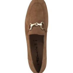 Damen Tamaris Slipper<24222, Loafers, Damen, cognac