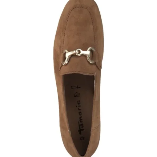 Damen Tamaris Slipper<24222, Loafers, Damen, cognac