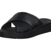 Damen Tamaris Pantoletten & Badeschuhe<27214, Plateau-Pantoletten, Damen, Schwarz