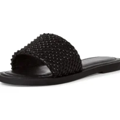 Damen Tamaris Pantoletten & Badeschuhe<27125, Plateau-Pantoletten, Damen, Schwarz