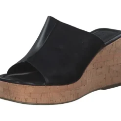 Damen Tamaris Pantoletten & Badeschuhe<27225-42, Plateau-Pantoletten, Damen, Schwarz