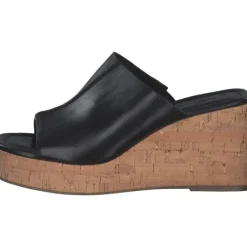 Damen Tamaris Pantoletten & Badeschuhe<27225-42, Plateau-Pantoletten, Damen, Schwarz