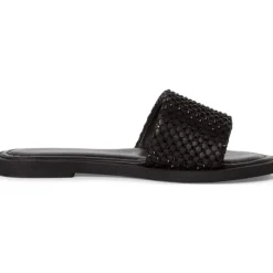 Damen Tamaris Pantoletten & Badeschuhe<27125, Plateau-Pantoletten, Damen, Schwarz