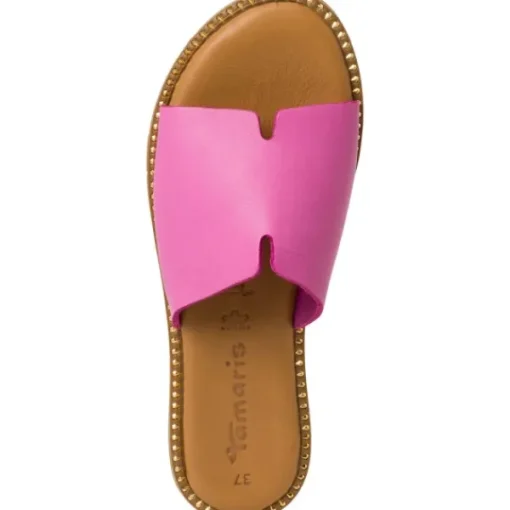 Damen Tamaris Pantoletten & Badeschuhe<27135-42, Plateau-Pantoletten, Damen, Pink