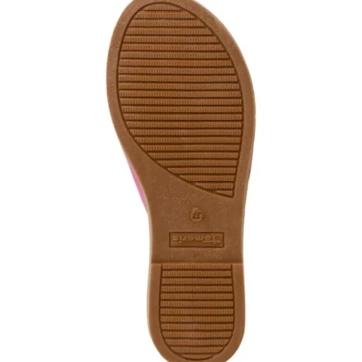 Damen Tamaris Pantoletten & Badeschuhe<27135-42, Plateau-Pantoletten, Damen, Pink