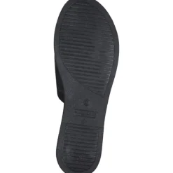 Damen Tamaris Pantoletten & Badeschuhe<27135-42, Plateau-Pantoletten, Damen, Schwarz
