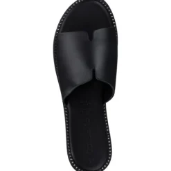 Damen Tamaris Pantoletten & Badeschuhe<27135-42, Plateau-Pantoletten, Damen, Schwarz