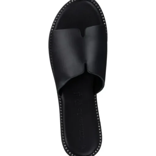 Damen Tamaris Pantoletten & Badeschuhe<27135-42, Plateau-Pantoletten, Damen, Schwarz