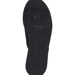 Damen Tamaris Pantoletten & Badeschuhe<27214, Plateau-Pantoletten, Damen, Schwarz