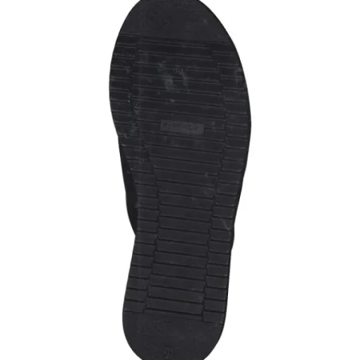 Damen Tamaris Pantoletten & Badeschuhe<27214, Plateau-Pantoletten, Damen, Schwarz