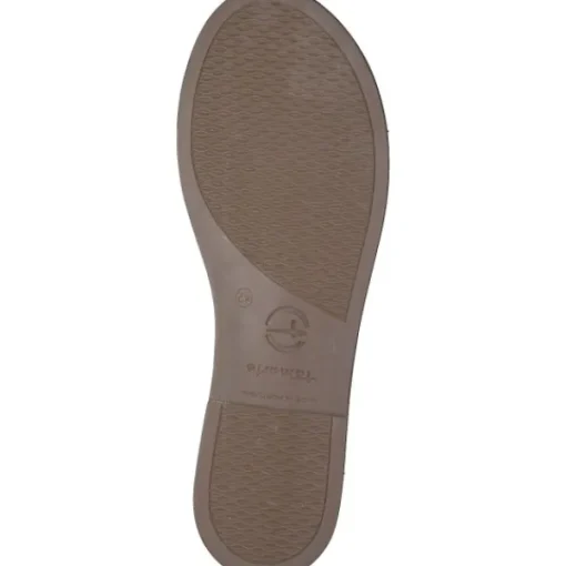 Damen Tamaris Pantoletten & Badeschuhe<27105, Plateau-Pantoletten, Damen, WHITE LEATHER