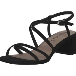 Damen Tamaris Sandaletten<28204, Plateau-Sandaletten, Damen, BLACK