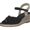 Damen Tamaris Sandaletten<28367, Plateau-Sandaletten, Damen, black