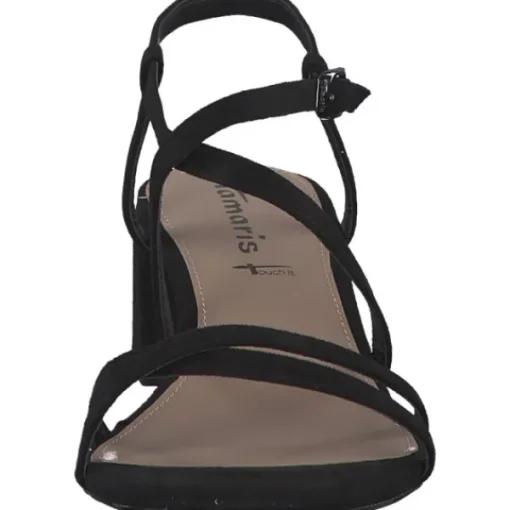 Damen Tamaris Sandaletten<28204, Plateau-Sandaletten, Damen, BLACK