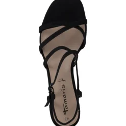 Damen Tamaris Sandaletten<28204, Plateau-Sandaletten, Damen, BLACK