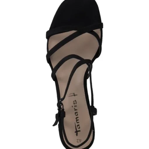 Damen Tamaris Sandaletten<28204, Plateau-Sandaletten, Damen, BLACK
