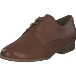 Damen Tamaris Klassische- & Business Schuhe<23218, Schnürschuhe, Damen, Braun (Nut)