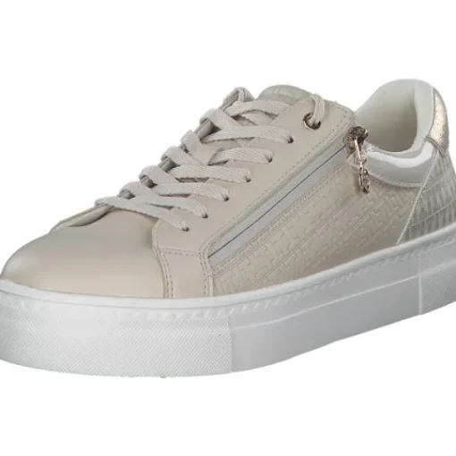 Damen Tamaris Klassische- & Business Schuhe<23313, Schnürschuhe, Damen, IVORY/GOLD