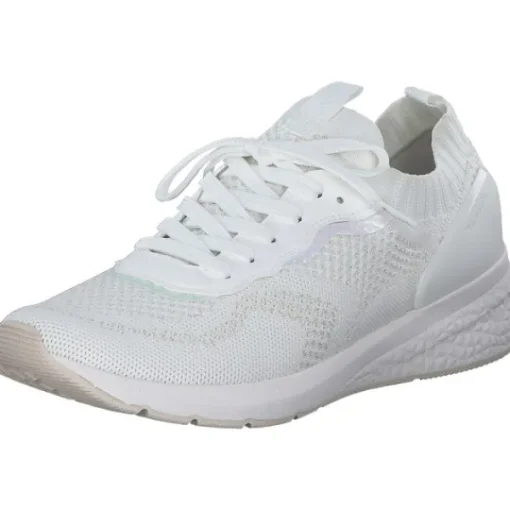 Damen Tamaris Klassische- & Business Schuhe<1-23714-42/100, Schnürschuhe, Damen, Weiß