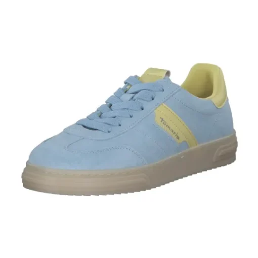 Damen Tamaris Klassische- & Business Schuhe<23788, Schnürschuhe, Damen, light blue
