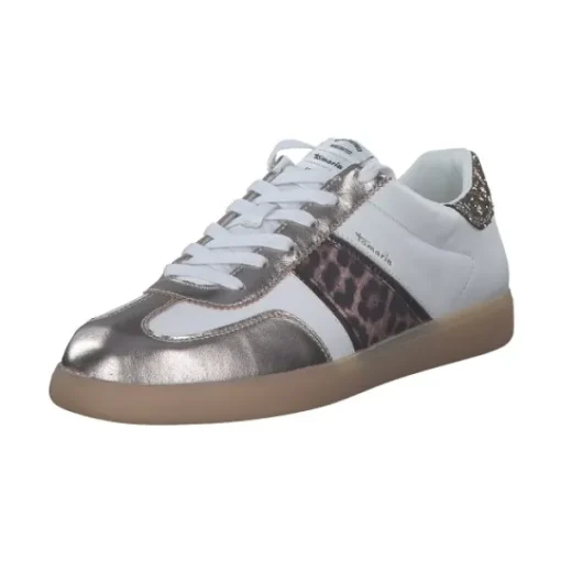 Damen Tamaris Klassische- & Business Schuhe<23624, Schnürschuhe, Damen, LEOPARD COMB