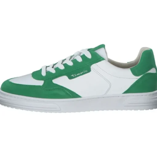 Damen Tamaris Klassische- & Business Schuhe<23617, Schnürschuhe, Damen, green