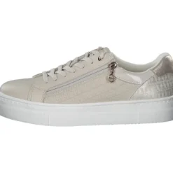 Damen Tamaris Klassische- & Business Schuhe<23313, Schnürschuhe, Damen, IVORY/GOLD