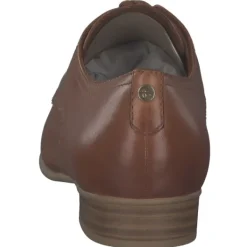 Damen Tamaris Klassische- & Business Schuhe<23218, Schnürschuhe, Damen, Braun (Nut)