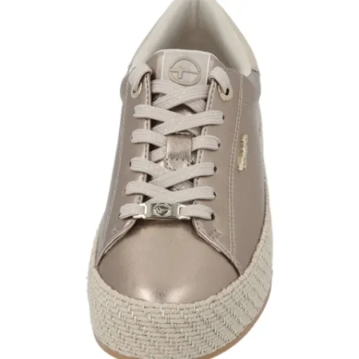 Damen Tamaris Klassische- & Business Schuhe<23713, Schnürschuhe, Damen, gold