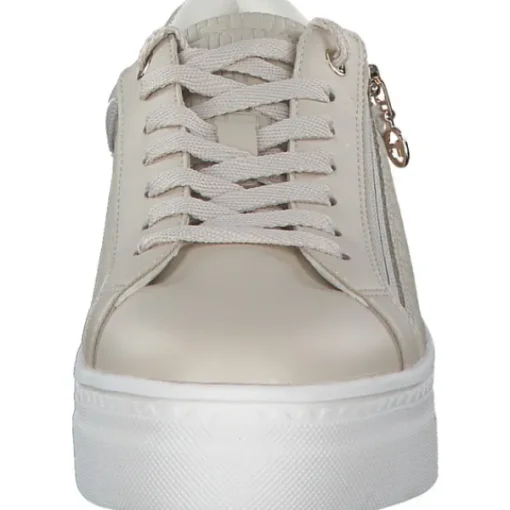 Damen Tamaris Klassische- & Business Schuhe<23313, Schnürschuhe, Damen, IVORY/GOLD